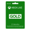 Mcirosoft Xbox Gold 12mo R17