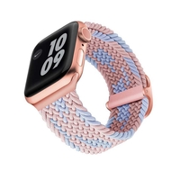Viva Madrid Crisben Watch Strap for Apple Watch 42/44MM, Pink/Blue