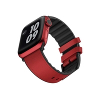 Viva Madrid Ventrux Leather Strap for Apple Watch 42/44mm, Rouge Red