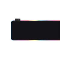 Porodo RGB Gaming Mousepad XL (80 X 30 X 0.4 CM) , Black