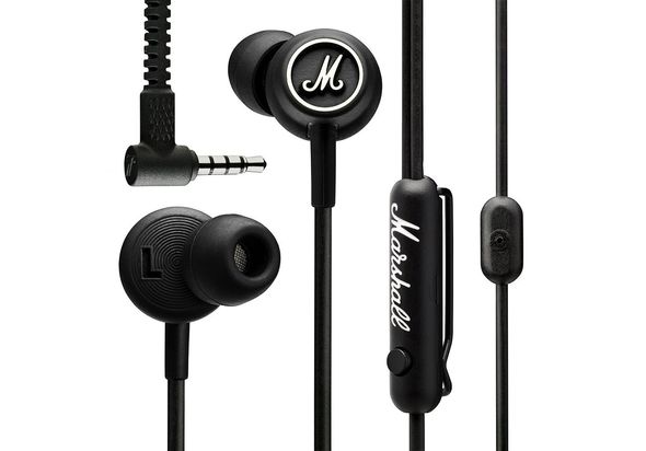 Marshall Mode In-Ear Headphones, Black/White