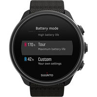Suunto 9 Baro Smart Multisport GPS Watch, Charcoal Black Titanium