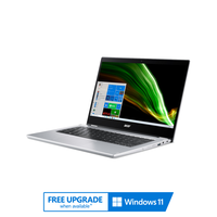 Acer Spin1, Intel Celeron N4500, 4GB RAM, 128GB EMMC, 14" FHD Convertible Laptop, Silver