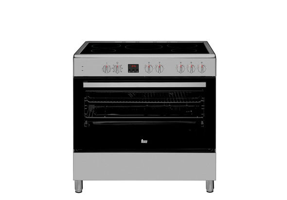 Teka 90x60 cm 5 cooking zones Full Electric Cooking Range FS 903 5VE SS, Ceramic Hob, Multifunction Oven, Stainless steel