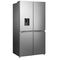 Hisense A+ + French door Refrigerator/749L/Inverter Compressor/Dual-tech Cooling/My Fresh Choice, Stainless Steel