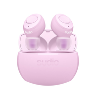 Sudio Tolv R True Wireless Earbuds,  Pastel Pink