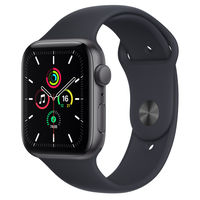 Apple Watch SE Space Grey Aluminium Case with Midnight Sport Band, GPS, 44mm