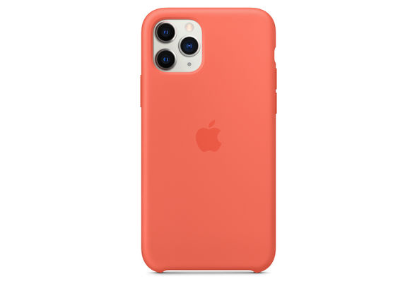 Apple iPhone 11 Pro Silicone Case, Clementine Orange