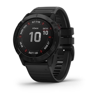 Garmin Fenix 6X Multisport GPS Watch, Black