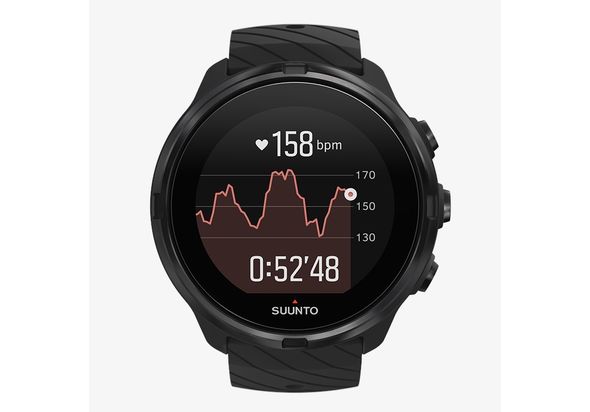 Suunto 9 Baro Smart Multisport GPS Watch, All Black