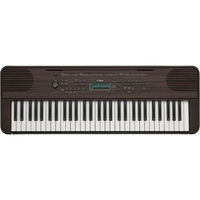 Yamaha PSR-E360DW 61-Key Portable Keyboard, Dark Walnut