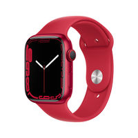 Apple Watch Series 7, (PRODUCT) RED Aluminium Case with (PRODUCT) RED Sport Band, 45mm, GPS and Cellular