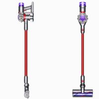 Dyson V8 Extra Cordless Vacuum, Silver/Red