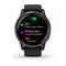 Garmin Venu 2S 45 mm Slate stainless steel bezel with black case and silicone band
