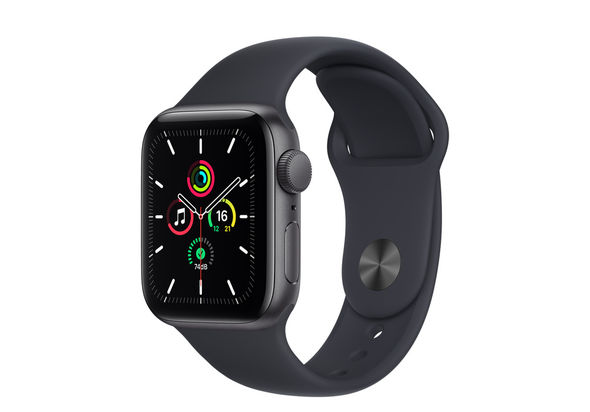 Apple Watch SE Space Grey Aluminium Case with Midnight Sport Band, GPS, 40mm