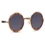 JRS S18C4378 Smoke Tinted Round Sunglasses