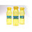 Petman PP Water Bottle-Set Of 3 (500 ML Each), yellow