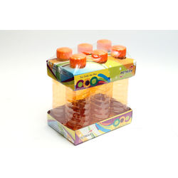 Petman Economy Water Bottle-Set Of 6 (1000Ml Each), orange