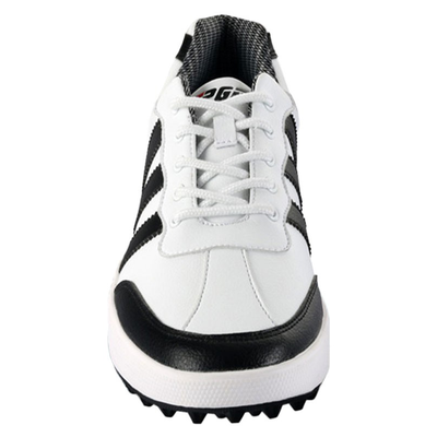 PGM Freestyle Spikeless Men s Golf Shoes - White/Black, uk 7.5, white/black