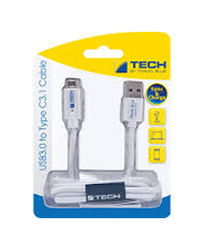 Travel Blue Type C Data Sync And Charge Cable