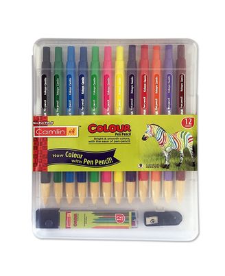 Camlin Color Pen Pencils, Multicolour, Pack of 12
