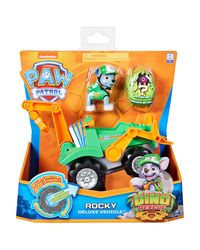 Paw Patrol Dino Rescue Rocky’ s Deluxe Rev Up Vehicle