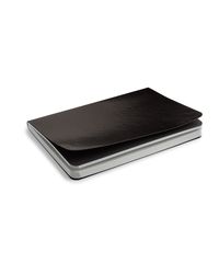 Rubberband Products Paintbox Series Black & Grey Plain Notebook