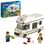 LEGO 60283 City Great Vehicles Holiday Camper Van Toy, Motorhome Car Playset, Summer Holidays Toys for Kids (Multicolor), multicolor
