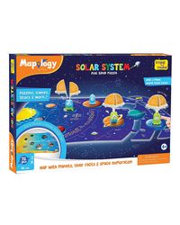 Mapology Solar System Puzzle - Learning Aid and Educational Toy - for Kids Age 4 and Above (Solar System)