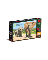 National Geographic Super 3D Puzzle Elephants, na