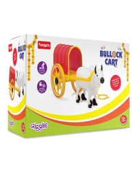 Giggles - Bullock Cart, 2 in Pull Along Toy, Walking, Pretend Play, Colours, 18 Months & Above, Infant and Preschool Toys(Multicolour)