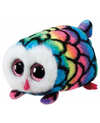 TY Soft Toys: Teenie Tinies Hootie - Multicolor Owl, AGE 3+