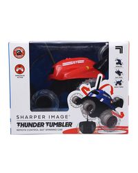 Sharper Image Thunder Tumbler Stunt Wireless Remote Controlled Car, 360° Rotating Car| Top Brand in United States of America| Red Color RC Car for Kids 6 Years and Above, for Kids