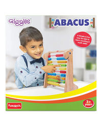 Giggles - Abacus, Multicolour Wooden Educational Toy, Early Math Skills, 3 Years & Above, Preschool Toys (1 pieces)