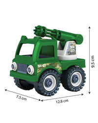 Mighty Machines Buildables - Gun Truck, multicolor