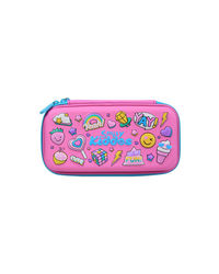 Smily Small Pencil Case Pink