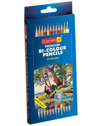 Camlin Kokuyo Premium Bi-Color Pencil - 24 Shades