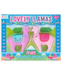 ooly Lovely Llama Scented Erasers - Set of 2