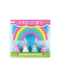ooly Unique Unicorns Scented Erasers - Set of 5