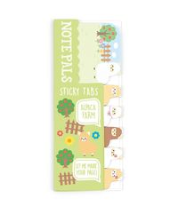 ooly Note Pals Sticky Tabs - Alpaca Farm