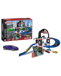 Majorette Urban Garage with Lift, Car Wash, Garage and Petrol Station, Die Cast Vehicle with Rotating Wheels for Children Aged 5 and Above