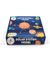 Kalakaram Kids Solar System Model Kit for Kids, Paint and Assemble Kit for School Project and Kids Learning, DIY Science Modal Kit for School and Home, with All Materials to Make Solar System