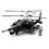Sluban Ka-50 Black Shark Combat Helicopter Construction Bricks with Rocket Launcher, Rotating Machine Gun, Fire Gun & 1 Army Toy