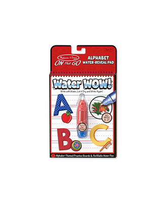 Melissa And Doug Water Wow! Alphabet Water Reveal Pad, Age 3+
