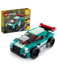 LEGO Creator 3in1 Street Racer 31127 Building Kit (258 Pieces), multicolor