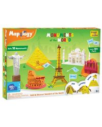 Imagimake Mapology - Monuments of The World Educational Toy and Learning Aid - Puzzles for Kids for Age 5 Years+