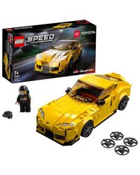 LEGO Speed Champions Toyota GR Supra 76901 Building Kit (299 Pieces), multicolor, 7.2 x 26.2 x 14.1 cm
