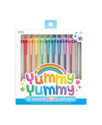 ooly Yummy Yummy Scented Colored Glitter Gel Pens 2-0 - Set of 12
