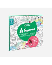 OMY Giant Poster+ Stickers - 4 Seasons+ Planting Pencil