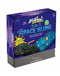 PodSquad 2-in-1 Space Slime Box. DIY Slime Kit for 6 Years and Above - Multi Color
